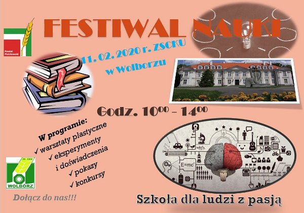 Festiwal Nauki w ZSCKU w Wolborzu